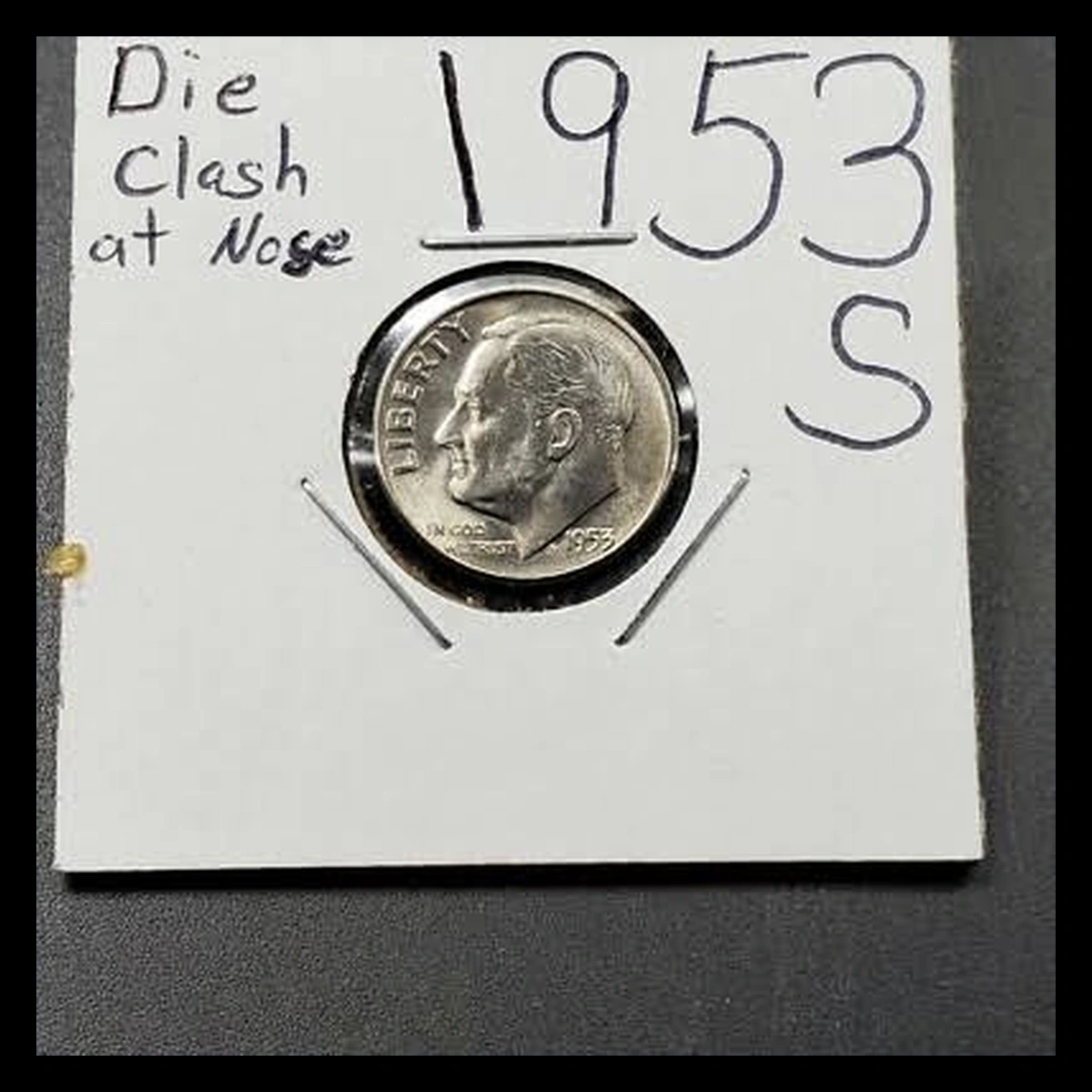 1953 Roosevelt Dime: Die Clash