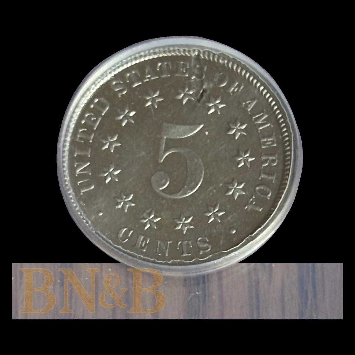 1882 Shield Nickel: Lamination