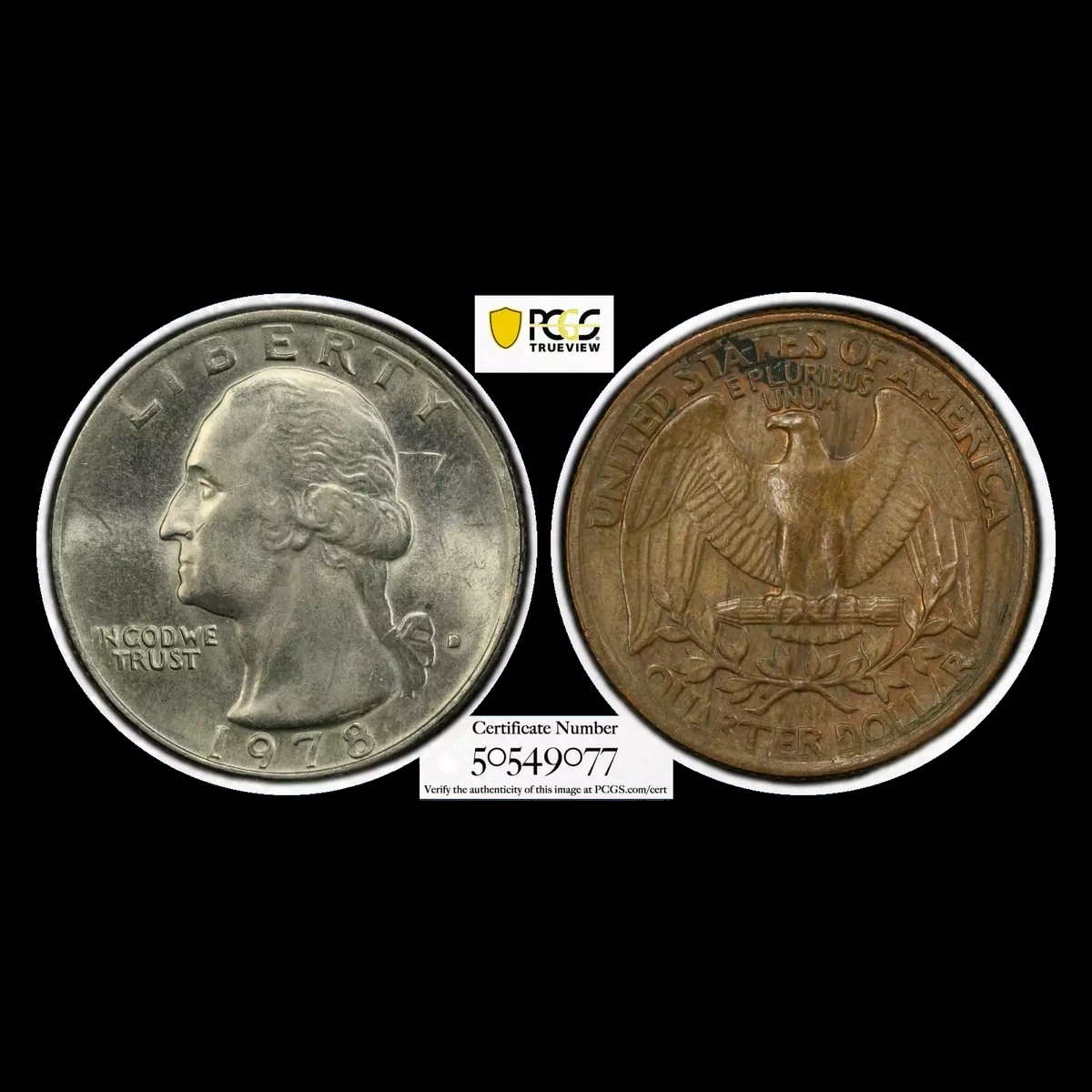 1978 Washington Quarter: Missing Clad Layer