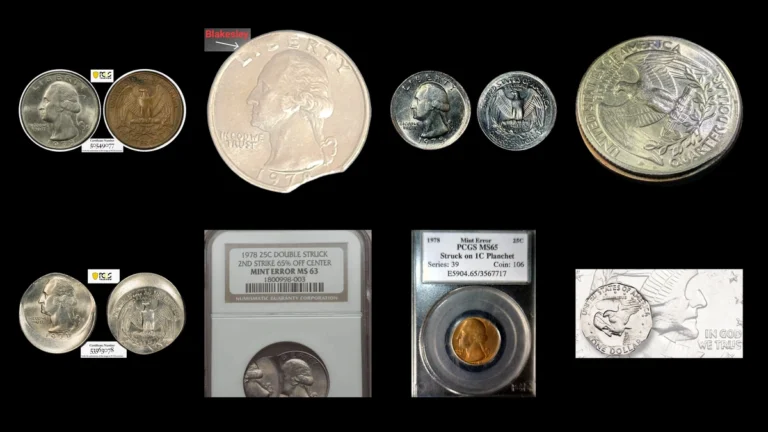 1978 Quarter Errors — error coin photographs