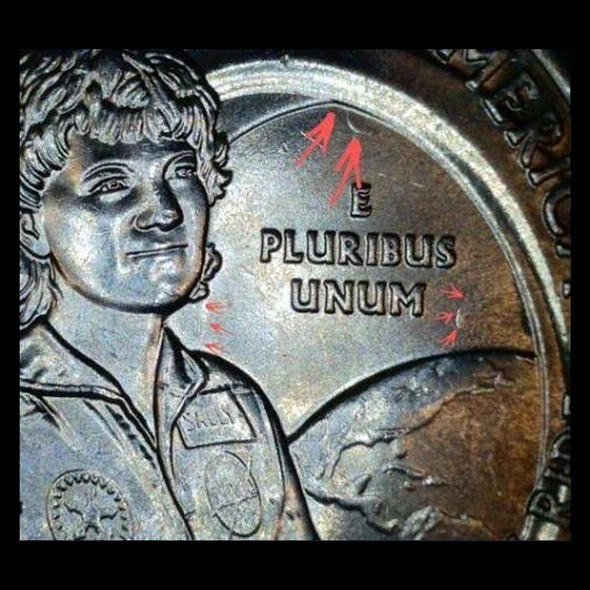 2022 Quarter: Dr. Sally Ride — Clashed Dies