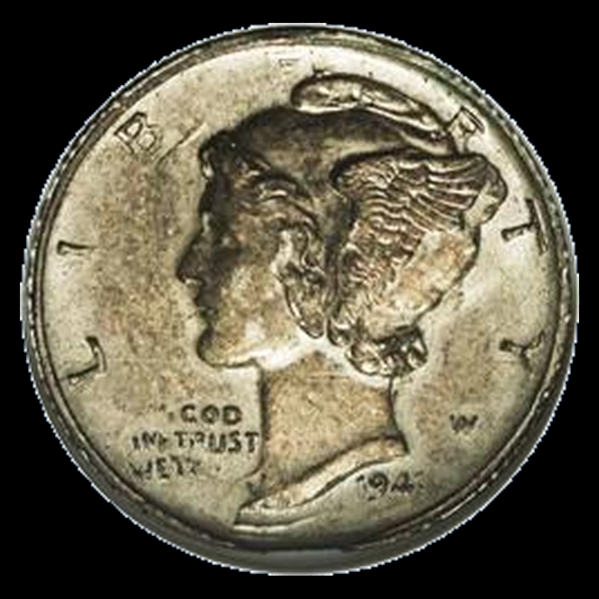 1941 Mercury Dime: Multiple Strike