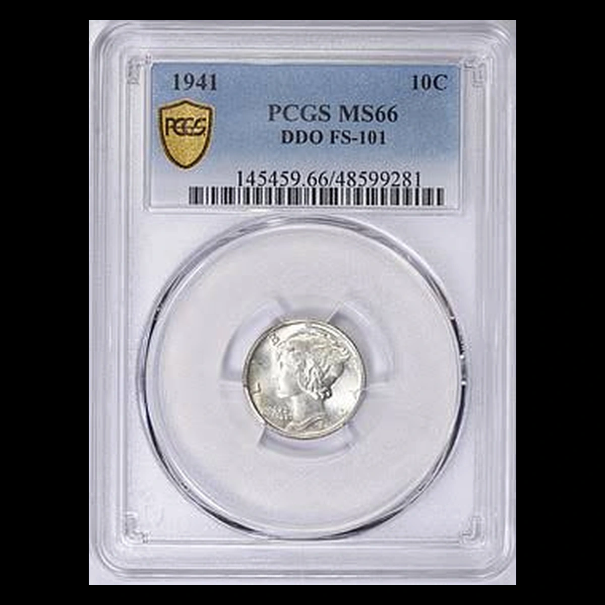 1941 Mercury Dime: Doubled Die Obverse