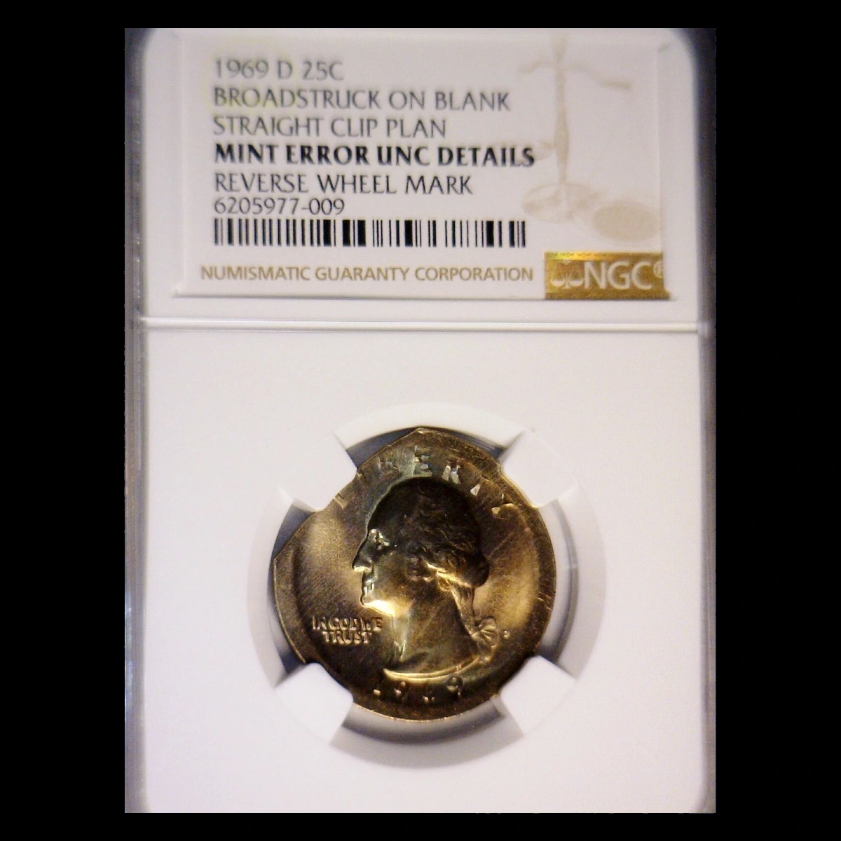 1969 Washington Quarter: Broadstrike