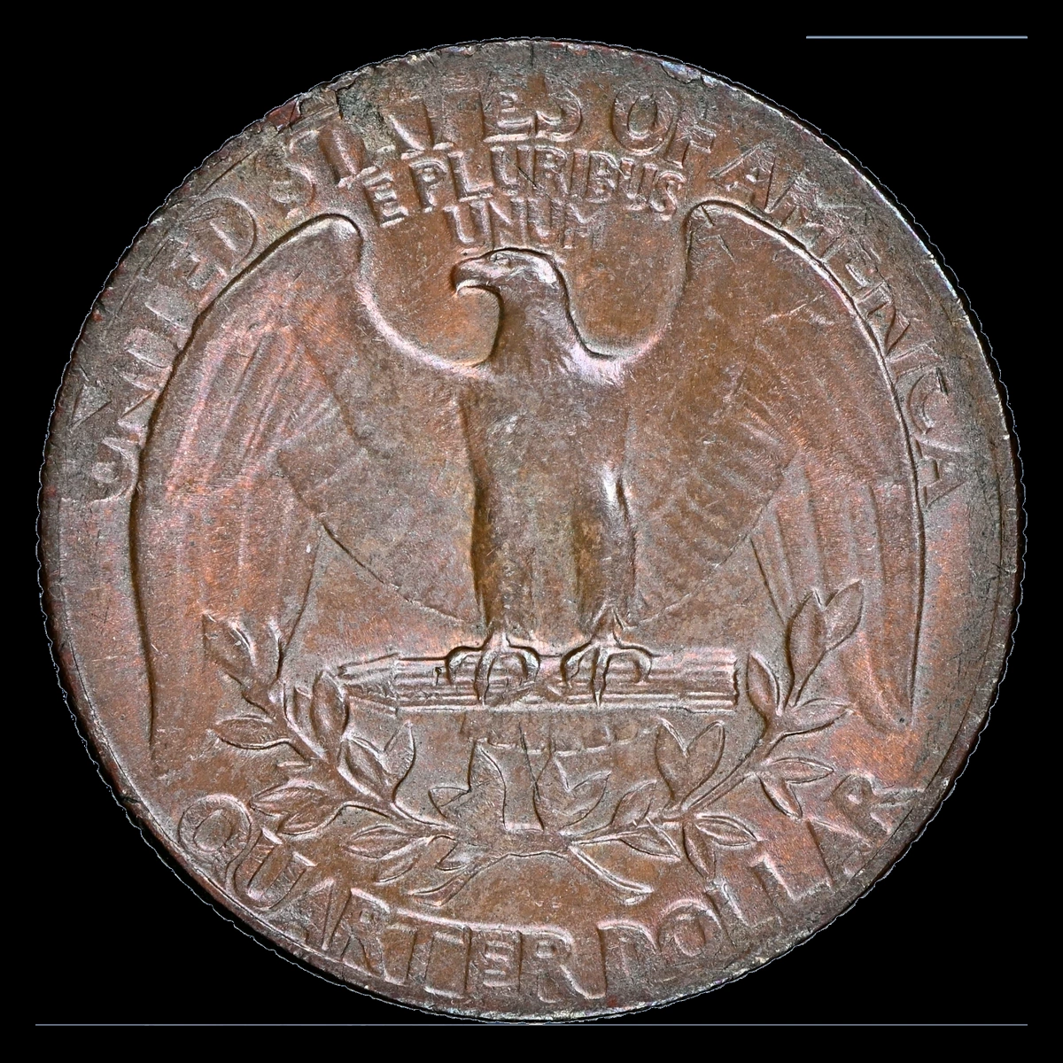 1973 Washington Quarter: Missing Clad