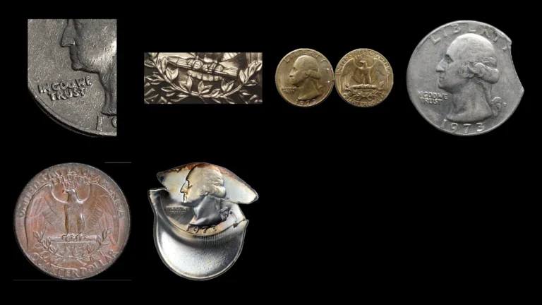 1973 Quarter Errors — error coin photographs
