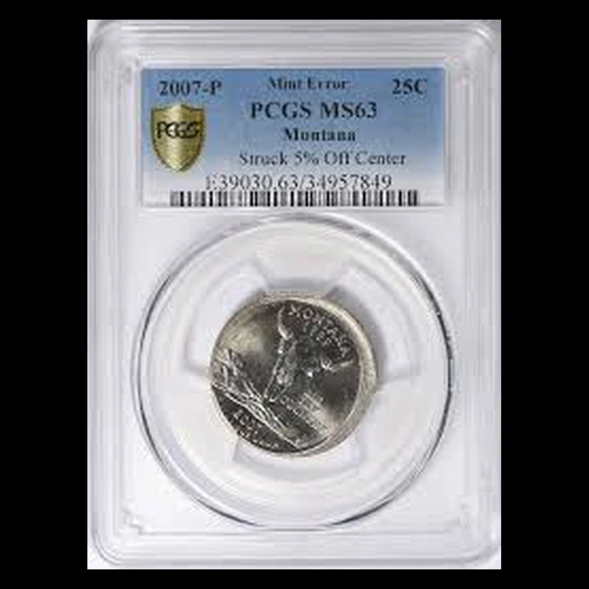 2007 Quarter: Montana — Off-Center Strike