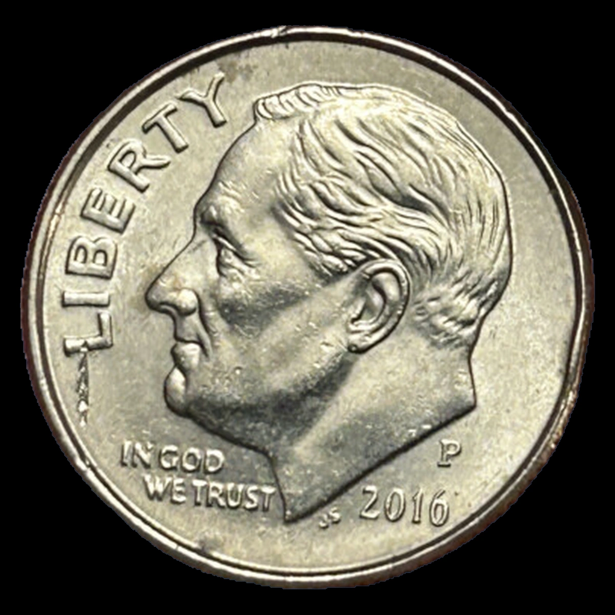 2016 Roosevelt Dime: Struck-Through Error