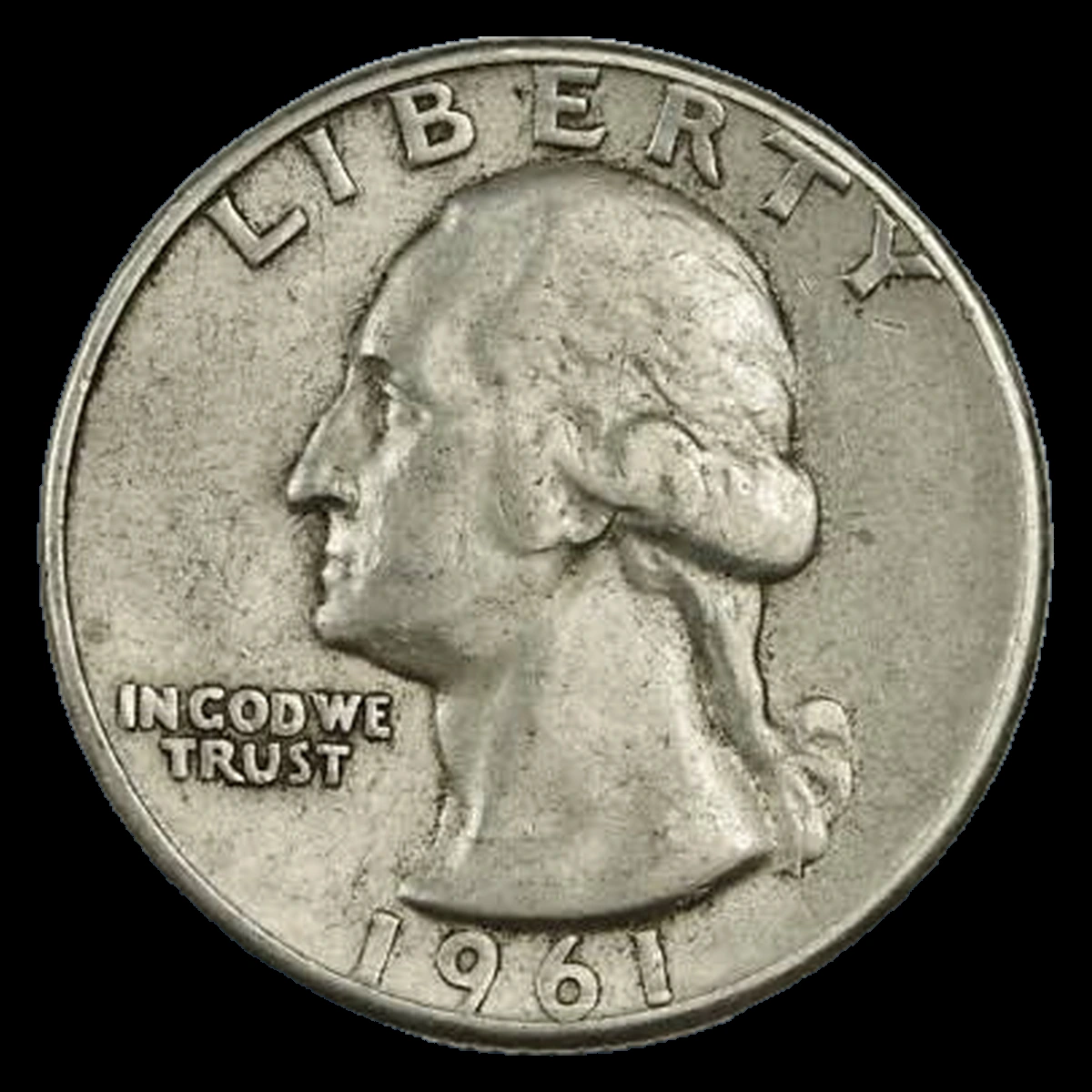 1961 Washington Quarter: Die Break