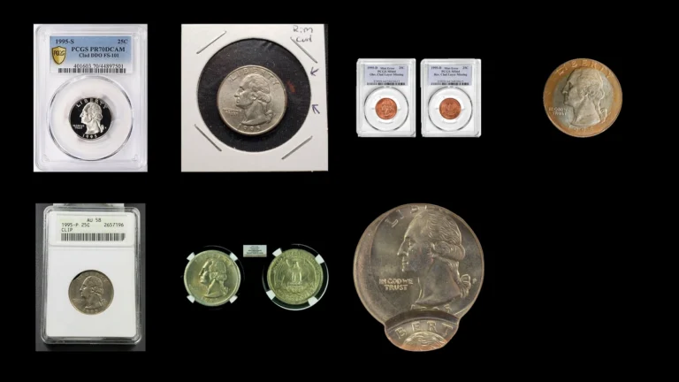 1995 Quarter Errors — error coin photographs