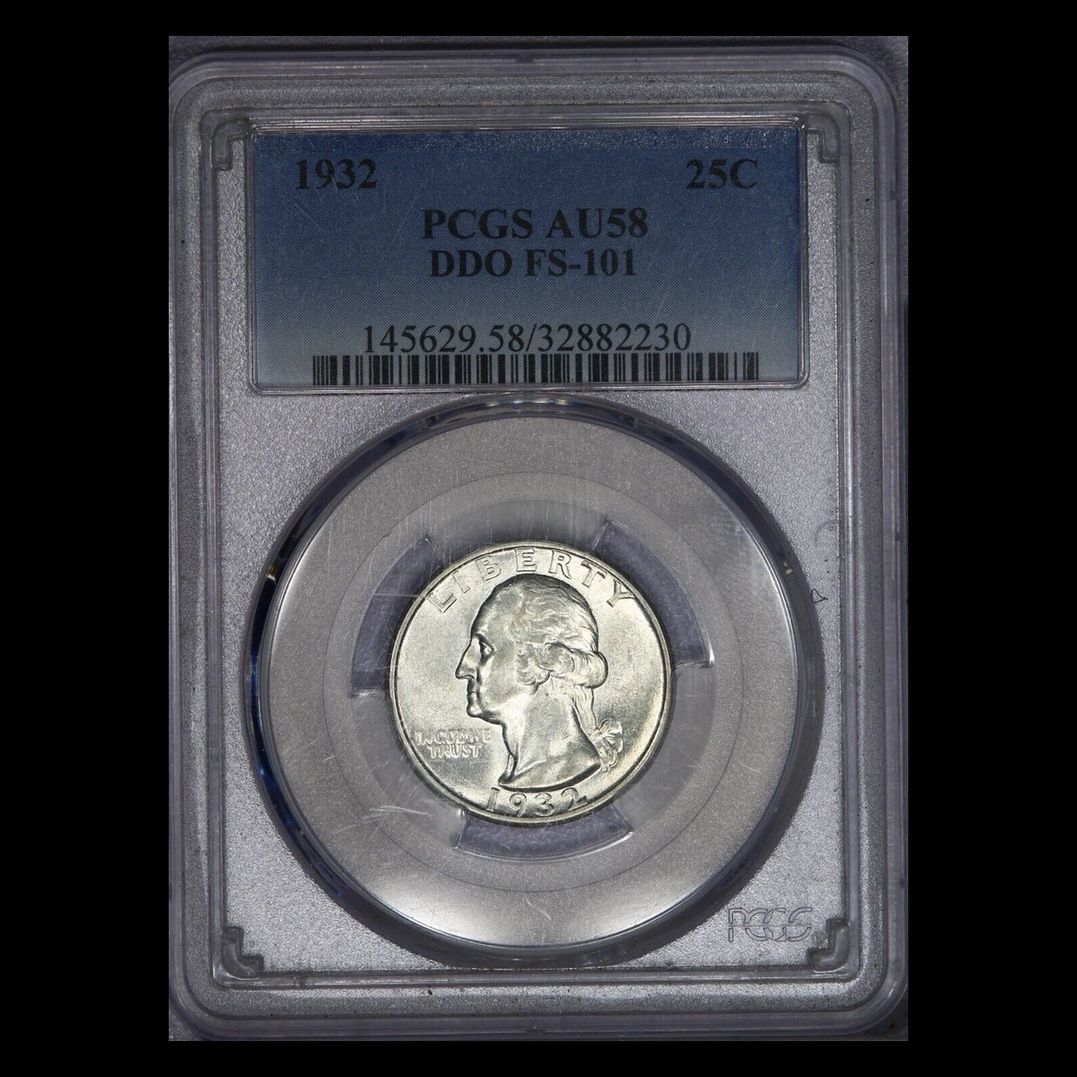 1932 Washington Quarter: Doubled Die Obverse