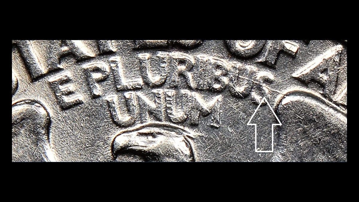 1932 Washington Quarter: Die Crack / Die Chip
