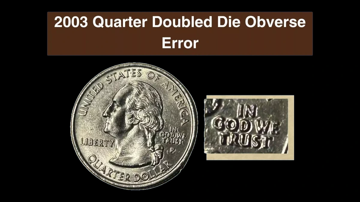 2003 Quarter: Doubled Die Obverse