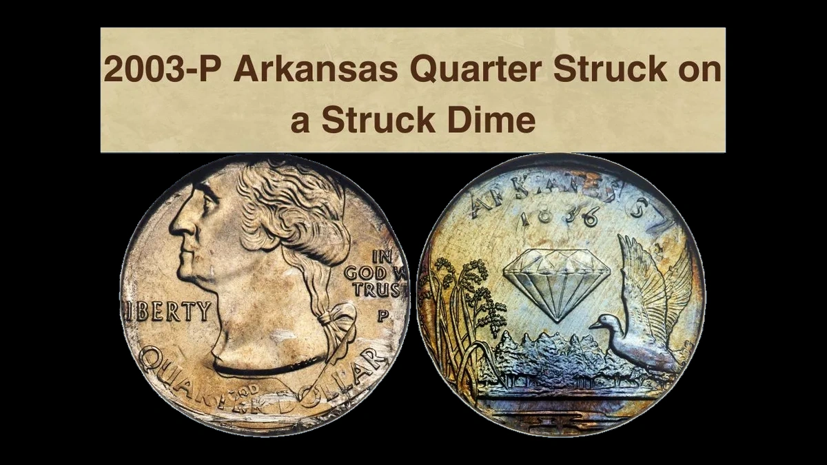 2003 Washington 50 States Quarters: Overstrike / Double Denomination