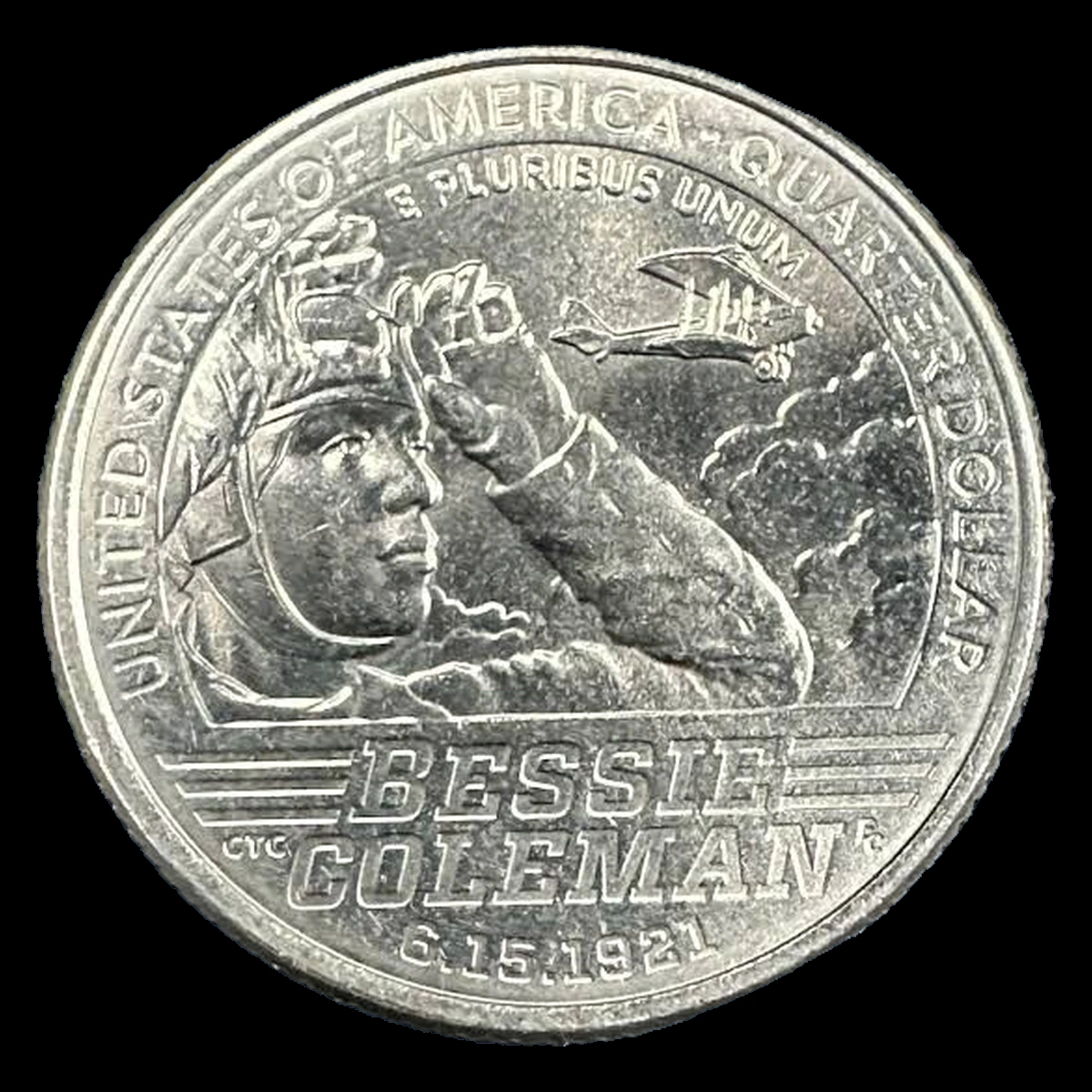 2023 Quarter: Bessie Coleman — Die Crack / Die Chip