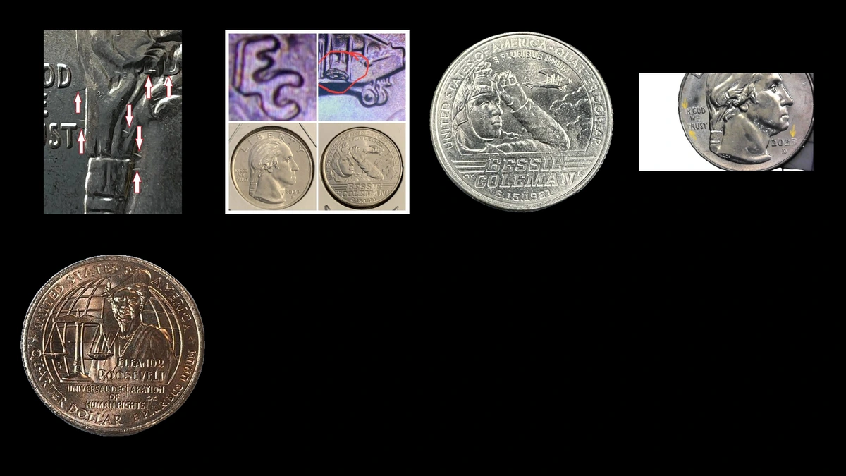 2023 Quarter Errors — error coin photographs