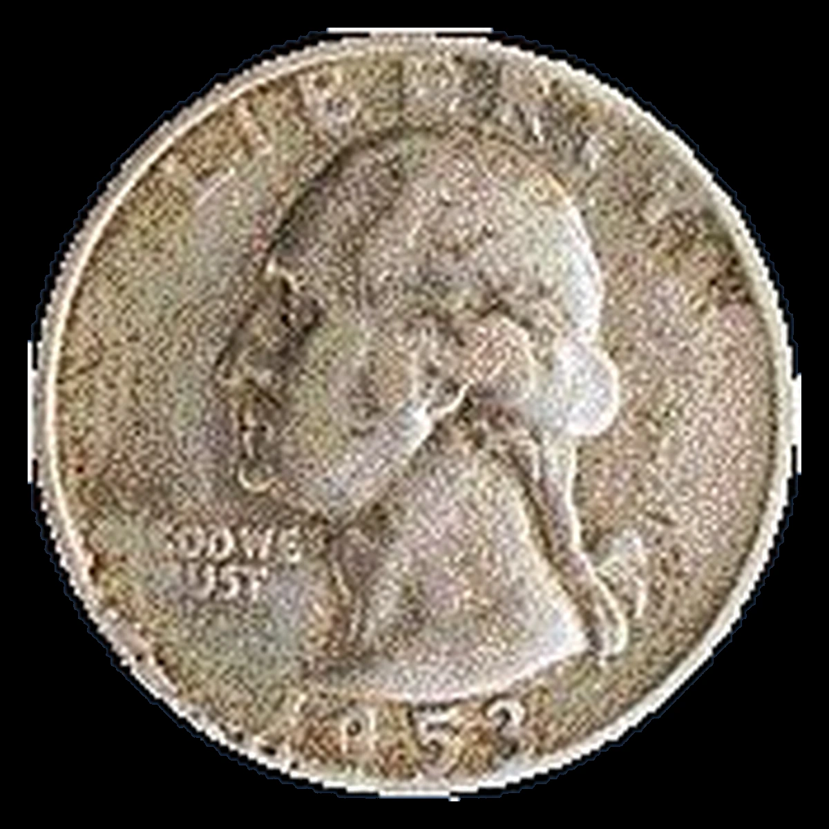 1953 Washington Quarter: Thin Thick Planchet