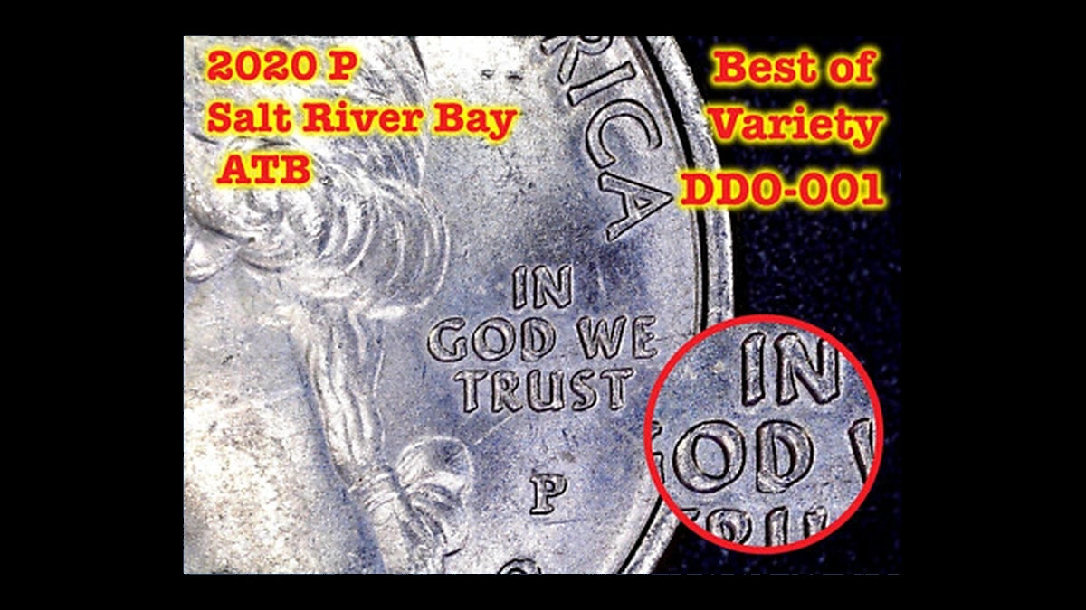 2020 Quarter: Doubled Obverse Lettering — Salt River Bay