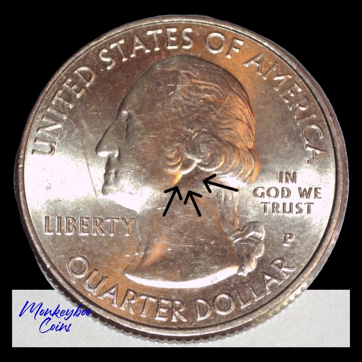 2020 Washington America the Beautiful Quarters: Die Clash