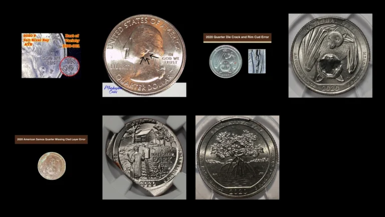 2020 Quarter Errors — error coin photographs