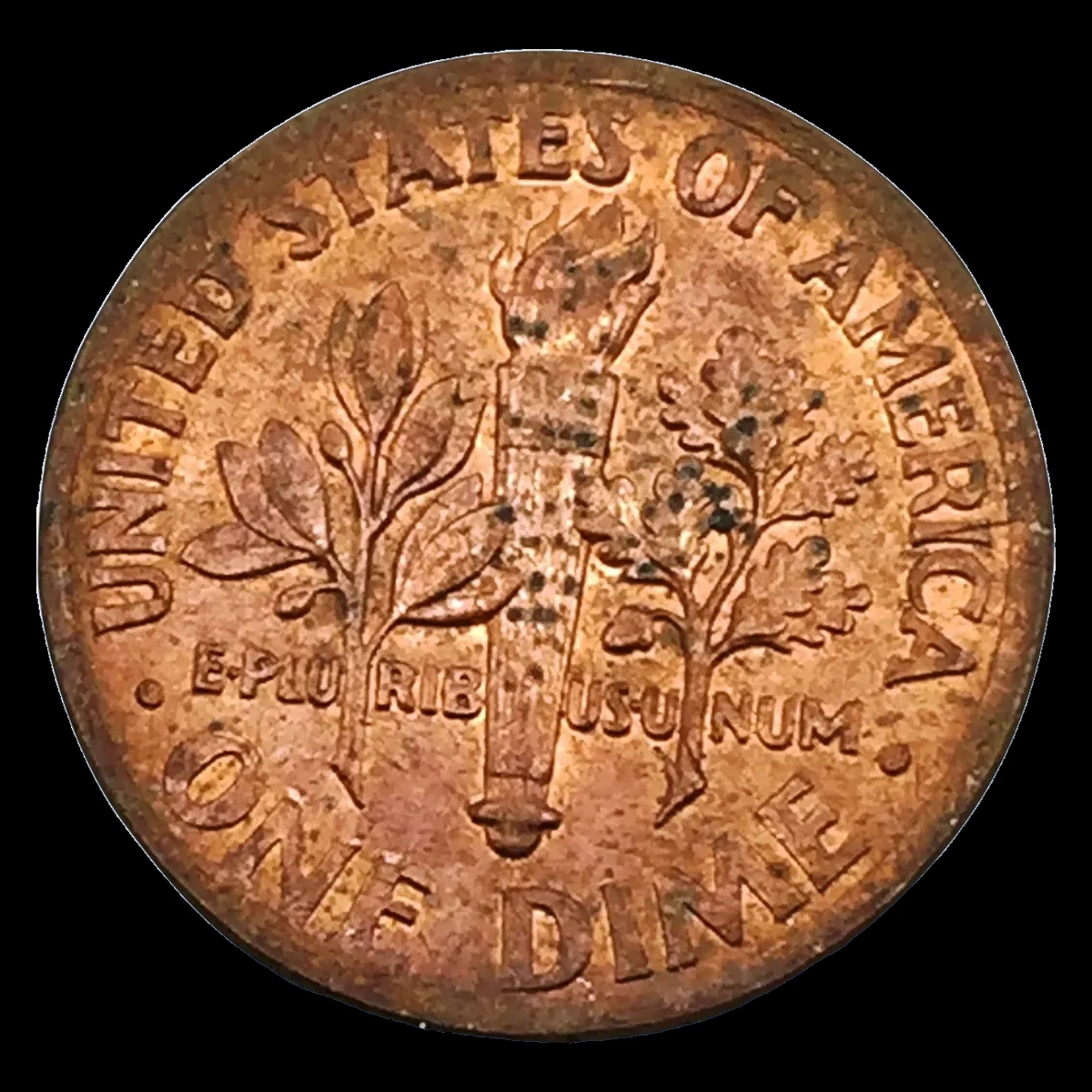 2000 Roosevelt Dime: Missing Reverse Clad Layer