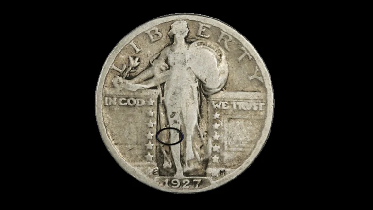 1927 Quarter Errors — error coin photographs