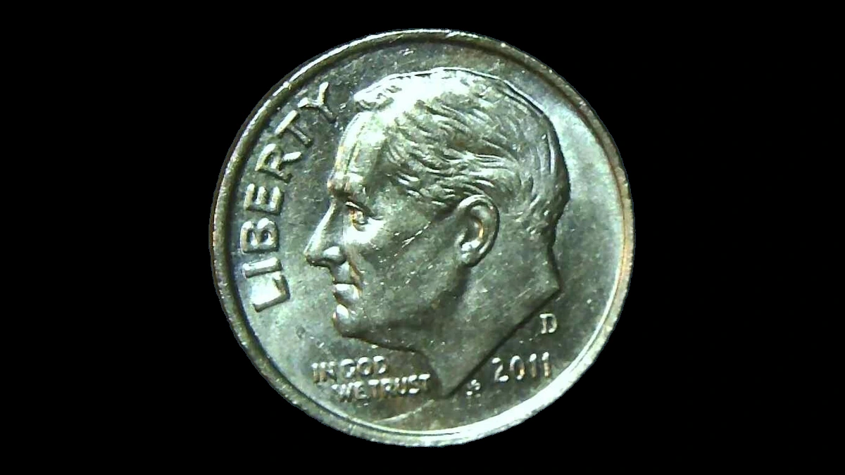 2011 Roosevelt Dime: Die Crack