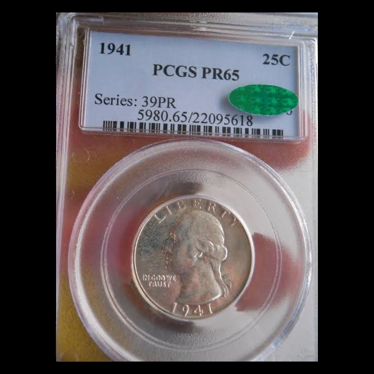 1941 Washington Quarter: Rotated Dies