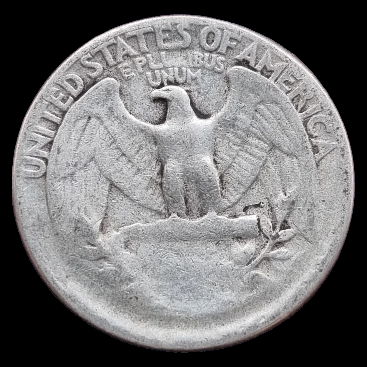 1941 Washington Quarter: Struck Through