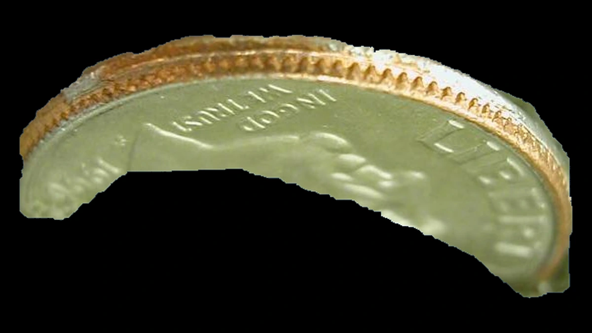 1996 Roosevelt Dime: Reversed Partial Collar