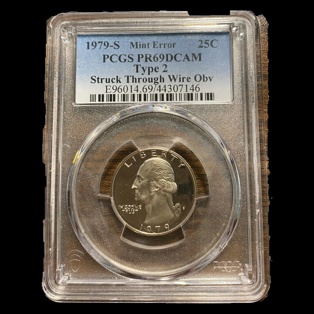 1979 Washington Quarter: Struck-Through Error