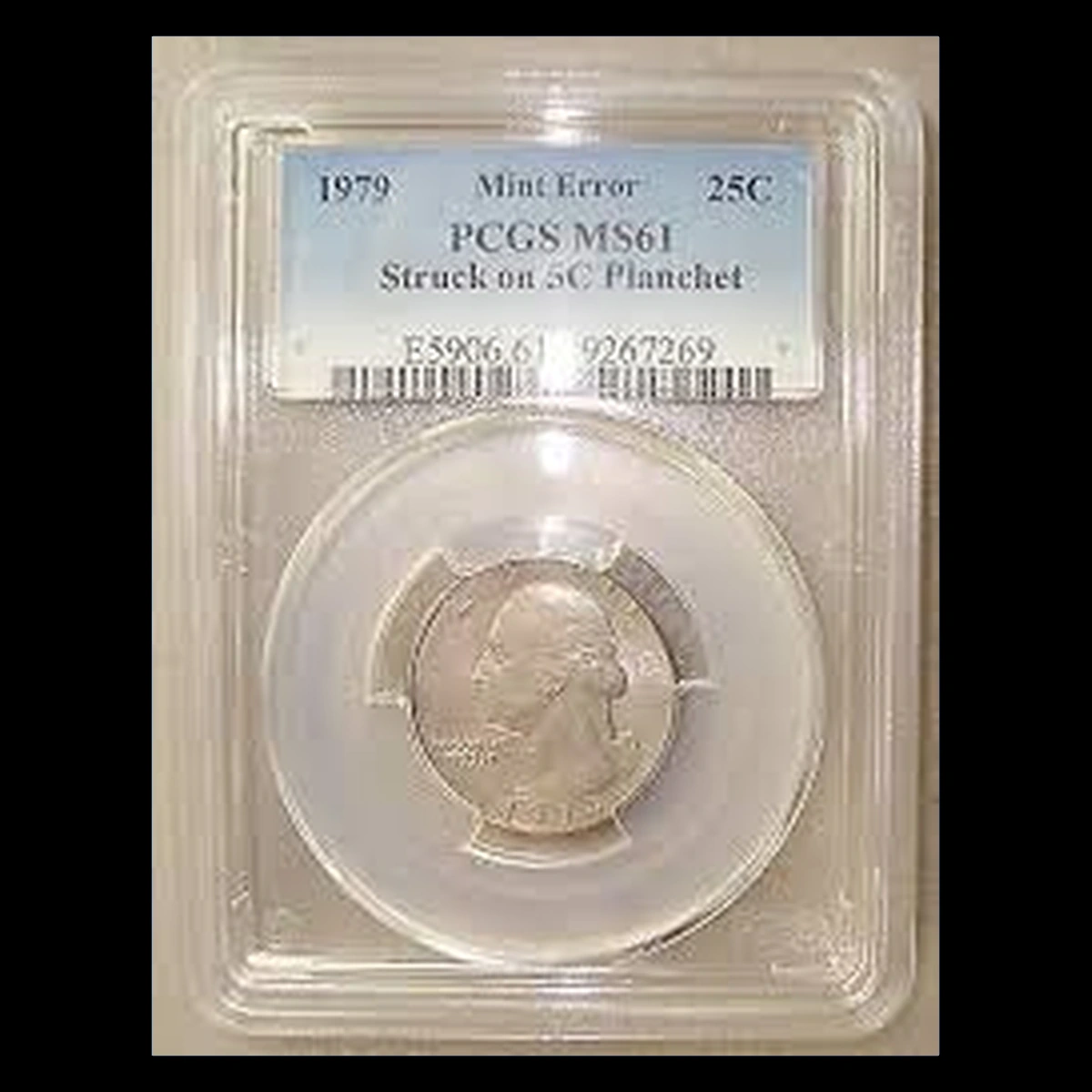 1979 Washington Quarter: Struck on a Nickel Planchet