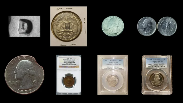 1979 Quarter Errors — error coin photographs