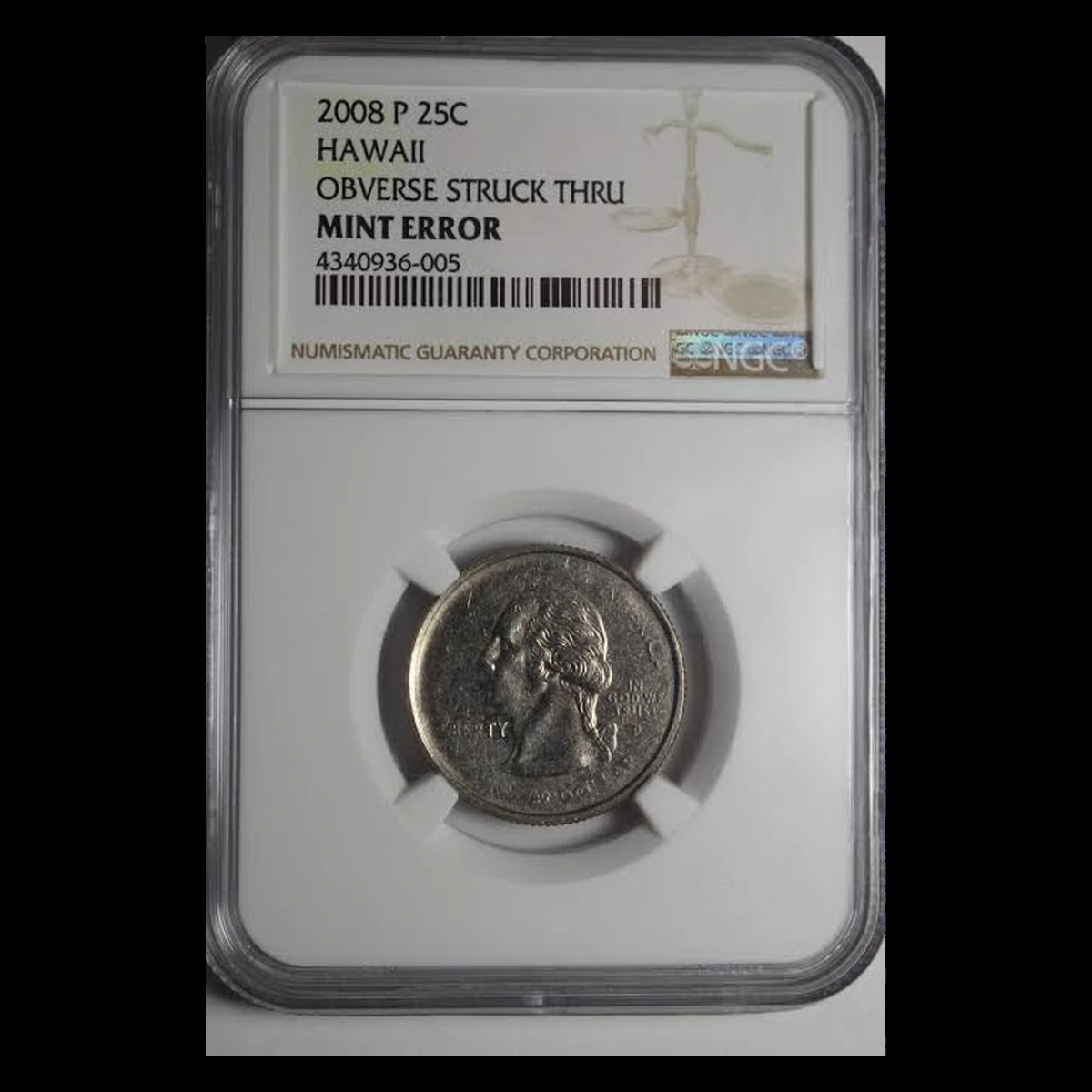 2008 Quarter: Struck-Through Error