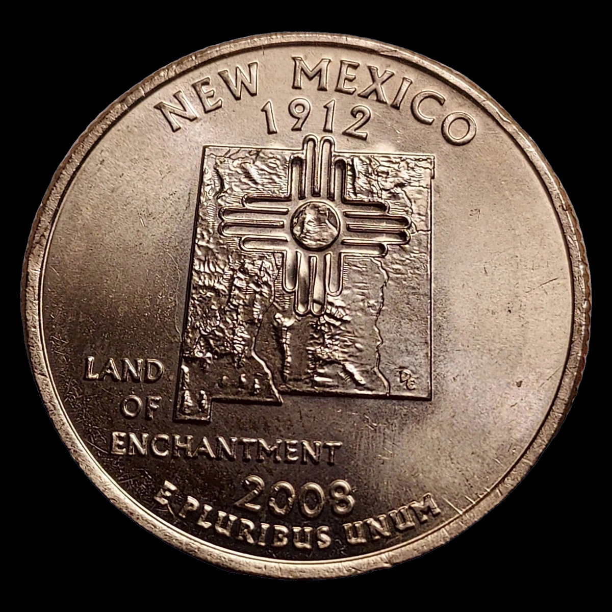 2008 Washington 50 States Quarters: New Mexico quarter die clash