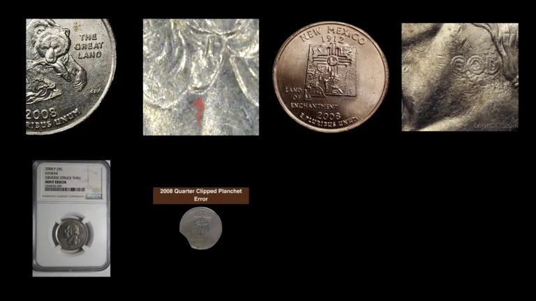 2008 Quarter Errors — error coin photographs