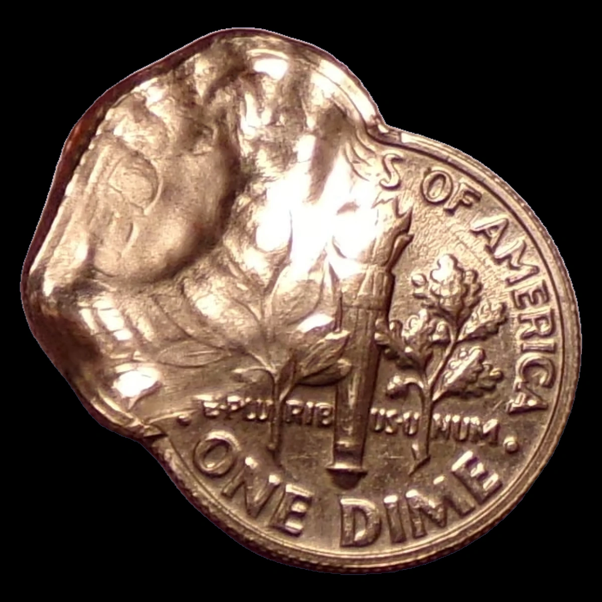 1987 Roosevelt Dime: Multiple Strike