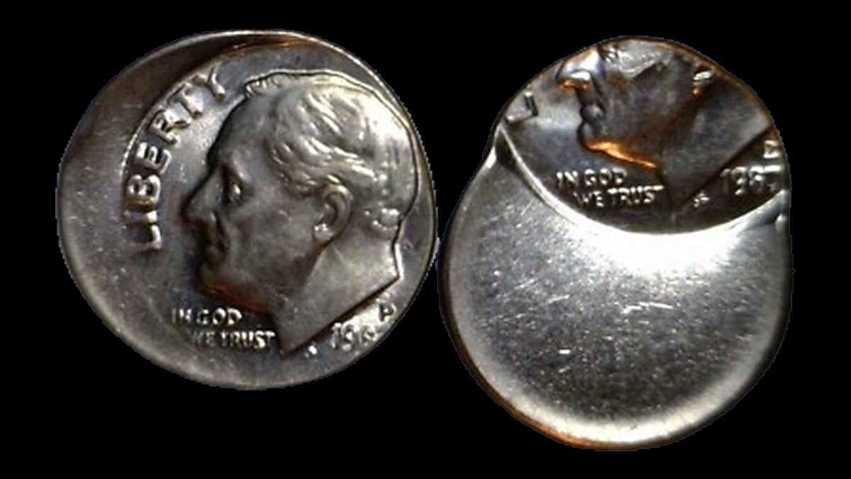 1987 Roosevelt Dime: Off-Center Strike