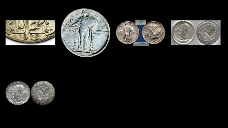 1918 Quarter Errors — error coin photographs