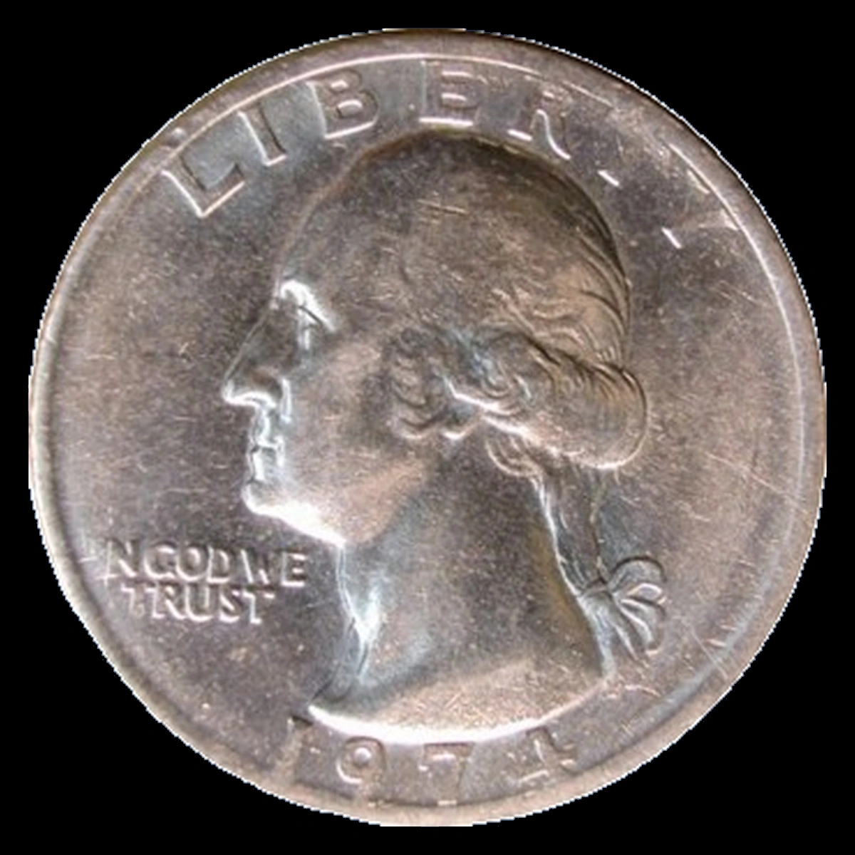 1974 Washington Quarter: Thin Thick Planchet