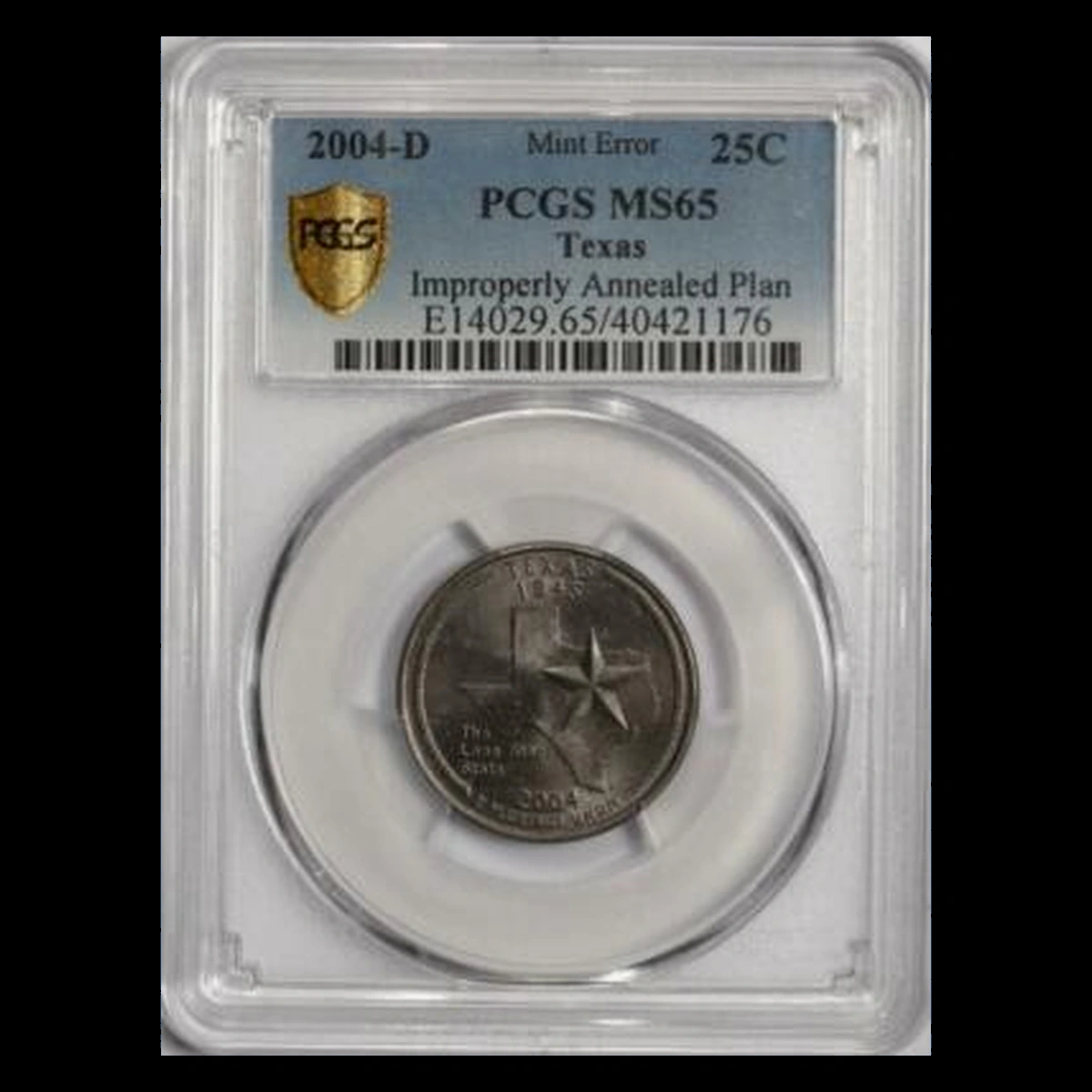 2004 Washington 50 States Quarters: Annealing Error