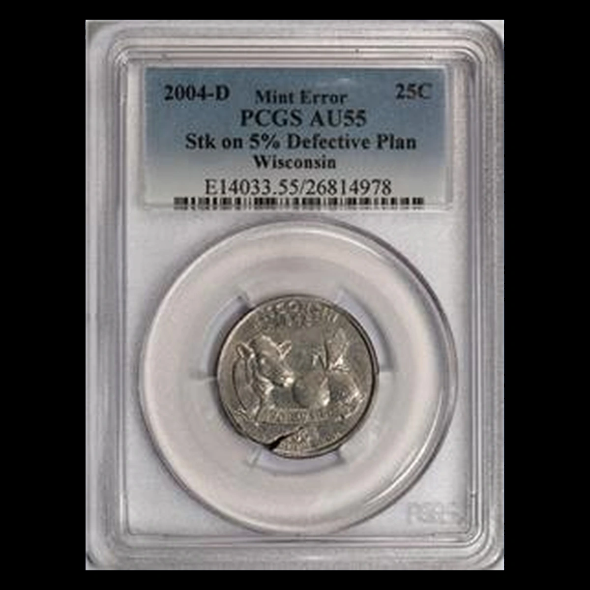 2004 Quarter: Defective Planchet