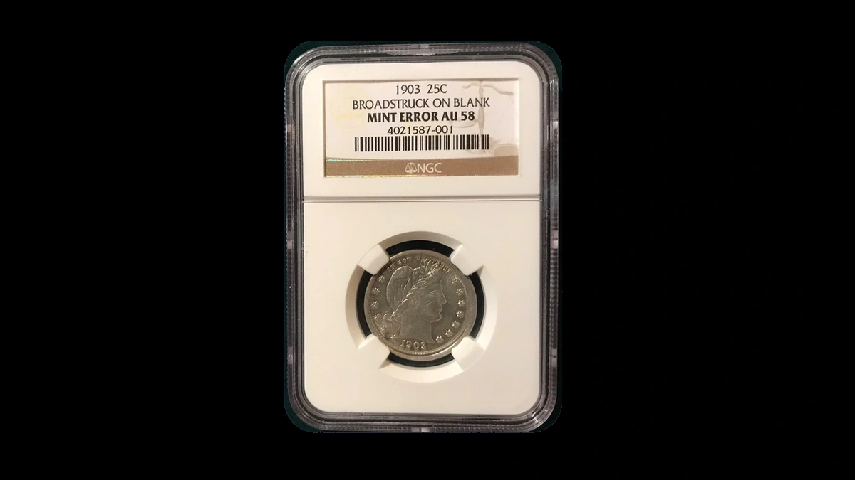 1903 Quarter Errors — error coin photographs