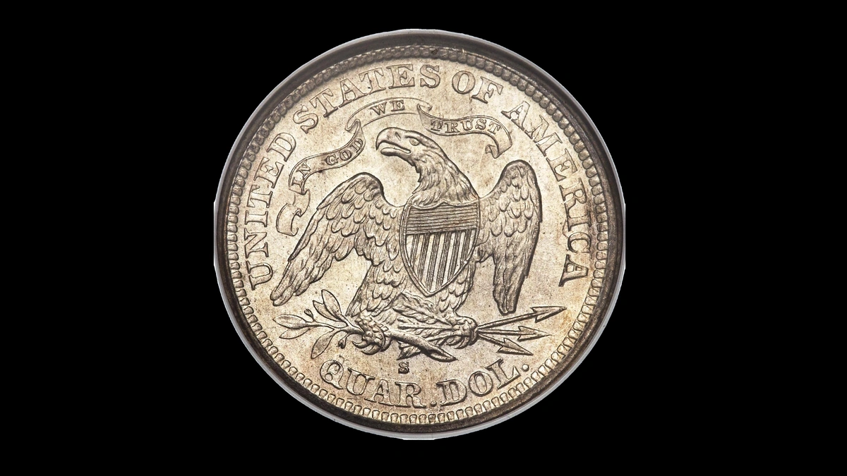1867 Quarter Errors — error coin photographs