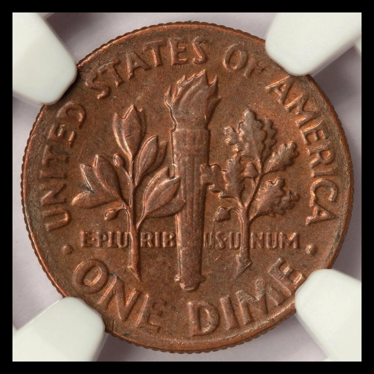 1976 Roosevelt Dime: Missing Clad Layer