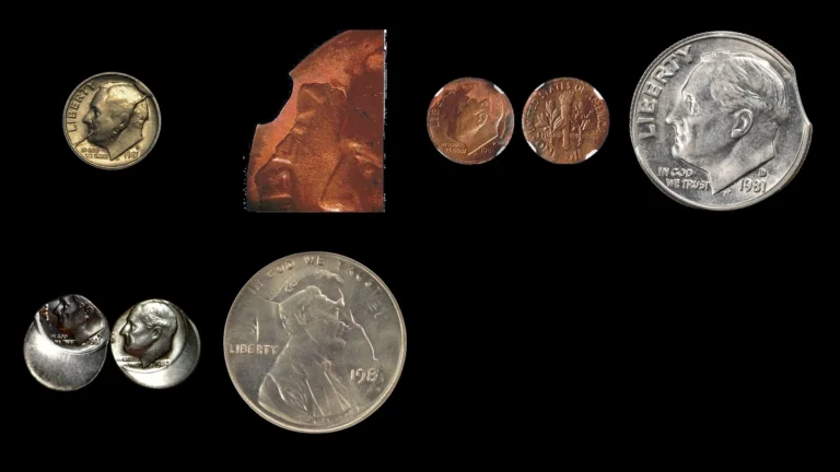 1981 Dime Errors — error coin photographs