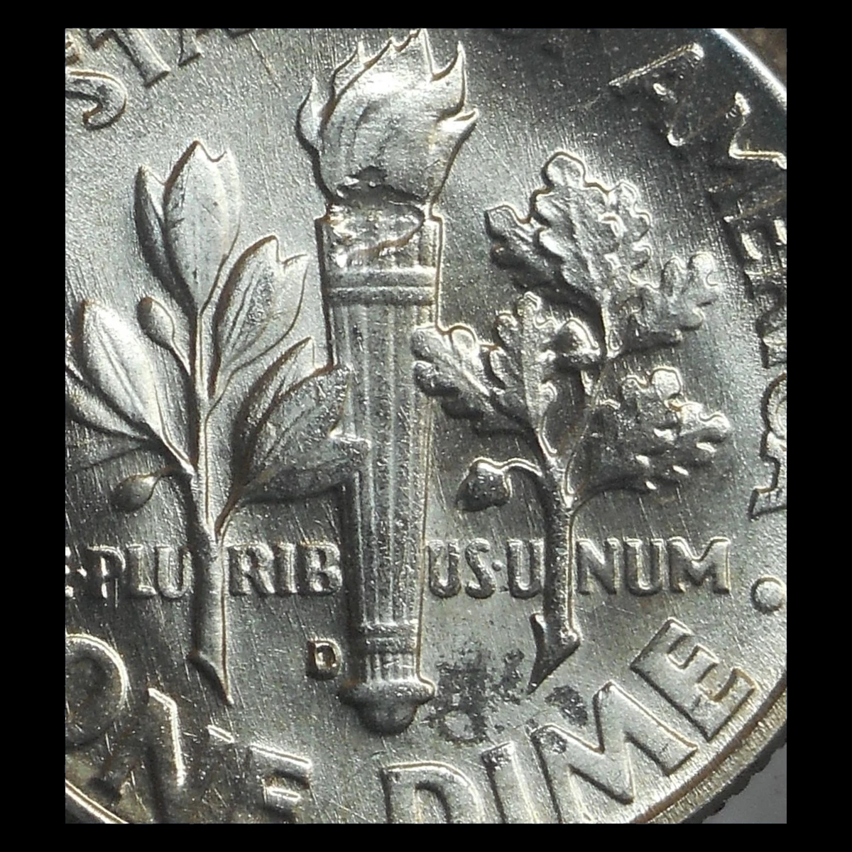 1963 Roosevelt Dime: Struck-Through Error