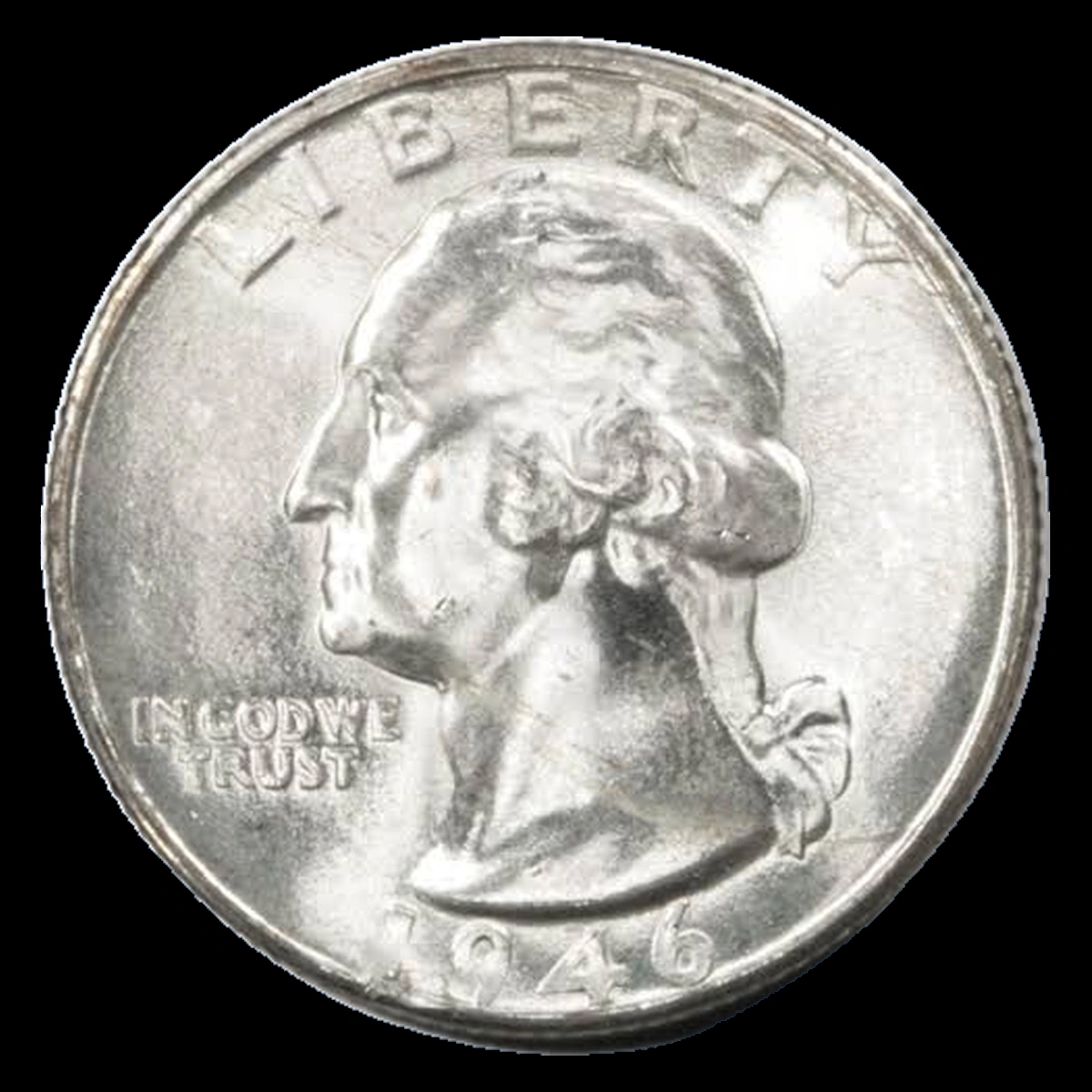 1946 Washington Quarter: Lamination