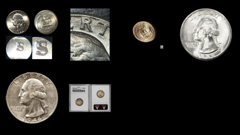 1946 Quarter Errors — error coin photographs