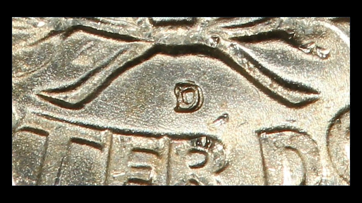 1950 Washington Quarter: D over S Mintmark